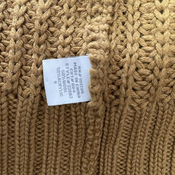 Soft Surroundings Tunic Cardigan Women Brown Double Breasted Size Large Wool - Picture 6 of 6